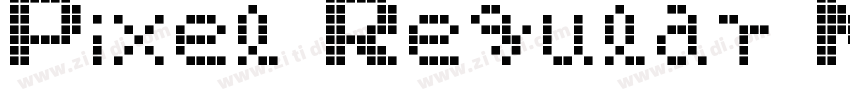Pixel Regular Macrom字体转换